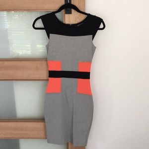 French connection knee length bandage dress
